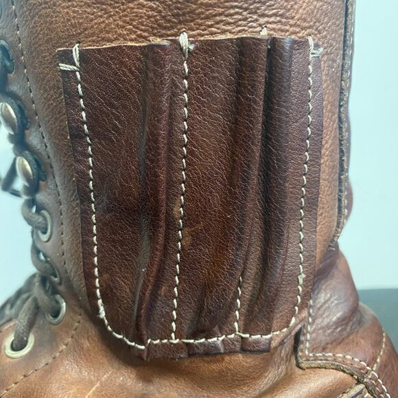 Officine Creative Moc Toe Logger Boots 8" Leather Lug Tread Size 10D M US - Picture 7 of 15